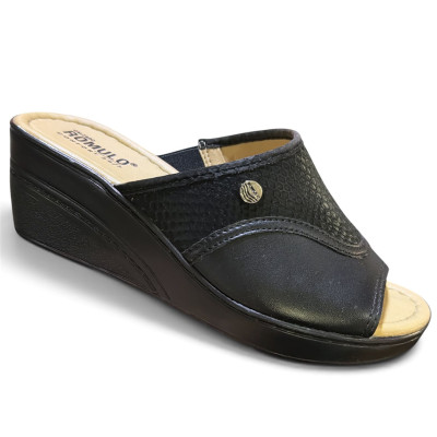 Sandalia Sint&eacute;tica para Mujer R&oacute;mulo Ref 7084 Negro | Calzado C&oacute;modo y Ergon&oacute;mico | Tus Pasos Bogot&aacute;